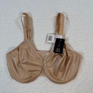NWT Wacaol womens 857109 Nude Simple Shaping Underwire Minimizer Bra 36D